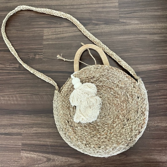 Zara round raffia basket bag - Picture 4 of 11